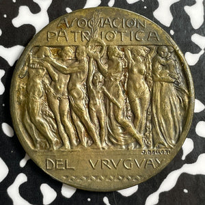 1923 Uruguay Artigas Medal By Belloni Lot#E2510 34mm