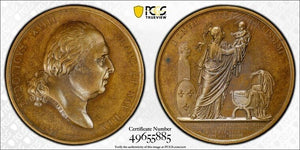 1820 France Birth Of The Duke Of Bordeaux Medal PCGS SP63 Lot#GV8577 Julius-3695