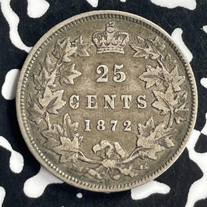 1872-H Canada 25 Cents Lot#T7050 Silver!