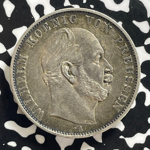 1871-A Germany Prussia 1 Thaler Lot#JM0126 Large Silver!