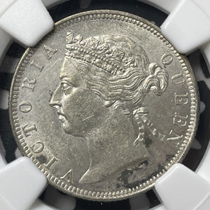 1888 Straits Settlements 20 Cents NGC MS61 Lot#G8433 Silver! Nice UNC!