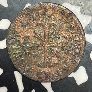 1789 Switzerland Neuchatel 1 Kreuzer Lot#T2539 Corrosion KM#46