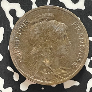 1900 France 5 Centimes Lot#T5744 High Grade! Beautiful!