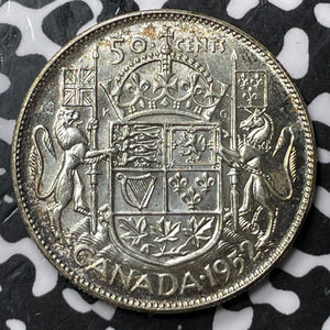 1952 Canada 50 Cents Lot#D7191 Silver! High Grade! Beautiful!