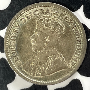 1912 Canada 5 Cents Lot#T4813 Silver! High Grade! Beautiful!
