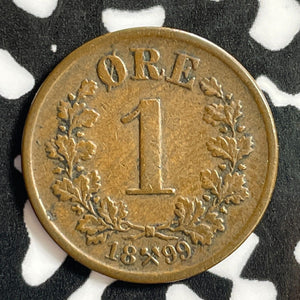 1899 Norway 1 Ore Lot#E3604