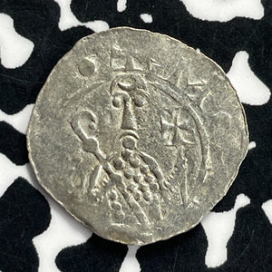 (1054-76) Netherlands Utretcht William Of Ponte 1 Denier Lot#JM9814 Silver!