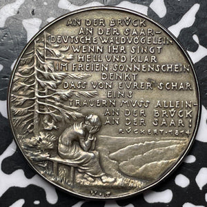 1930 Germany Occupation Of The Saar 10th Anniversary Medal By Goetz Lot#JM6899