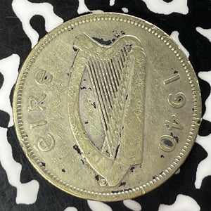 1940 Ireland Florin Lot#T5136 Silver!