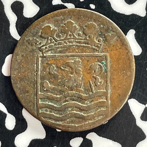 1749 Netherlands East Indies Zeeland 1 Duit Lot#T7441