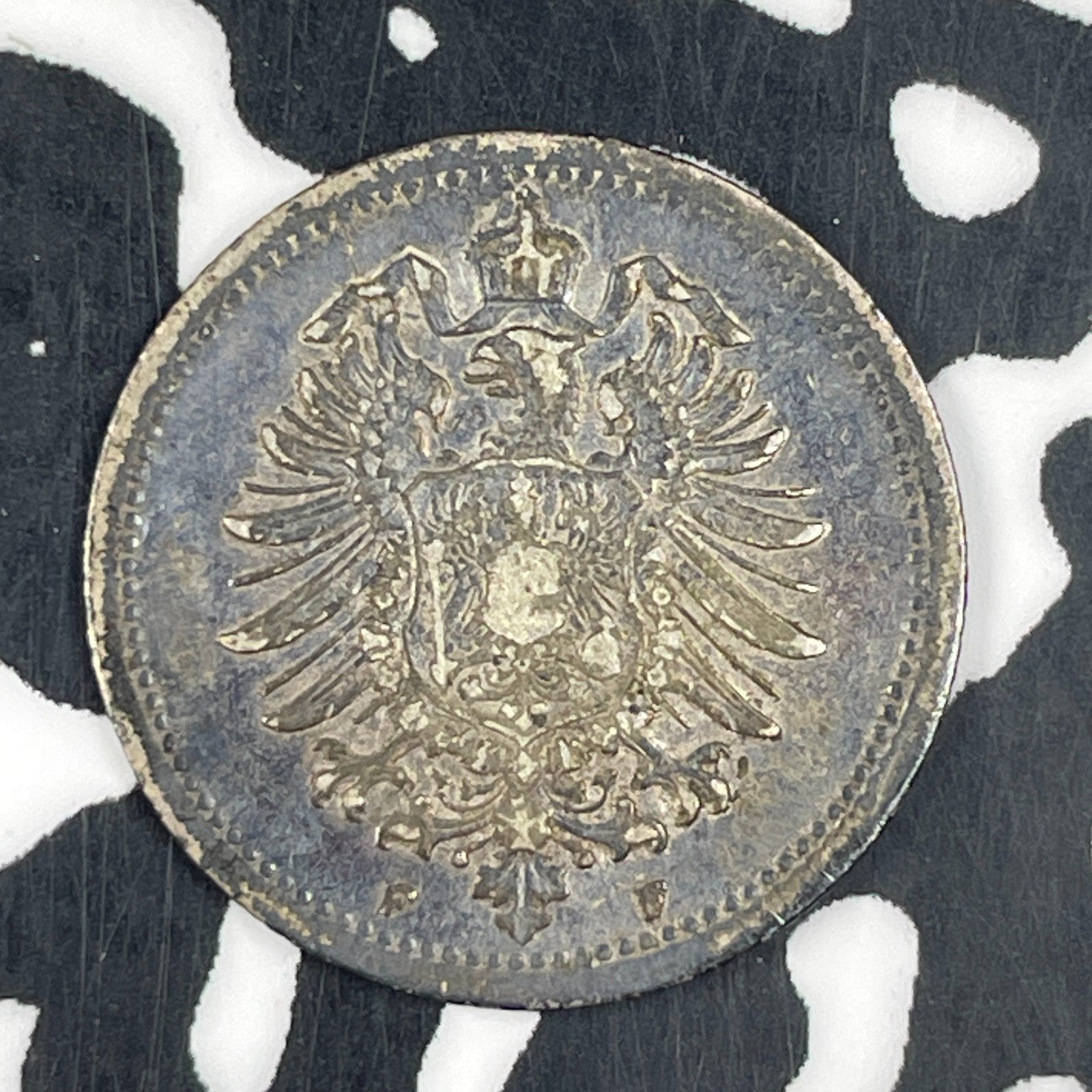 1875-F Germany 20 Pfennig Lot#F4789 Silver!