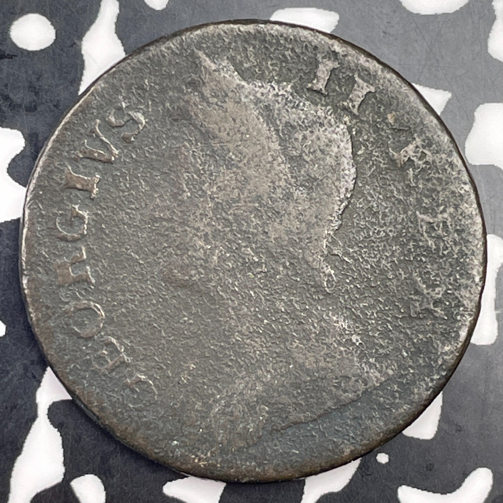 1729? Great Britain 1/2 Penny Half Penny Lot#F3237