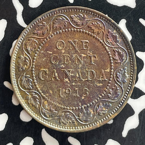 1913 Canada Large Cent Lot#T7624 High Grade! Beautiful Toning!
