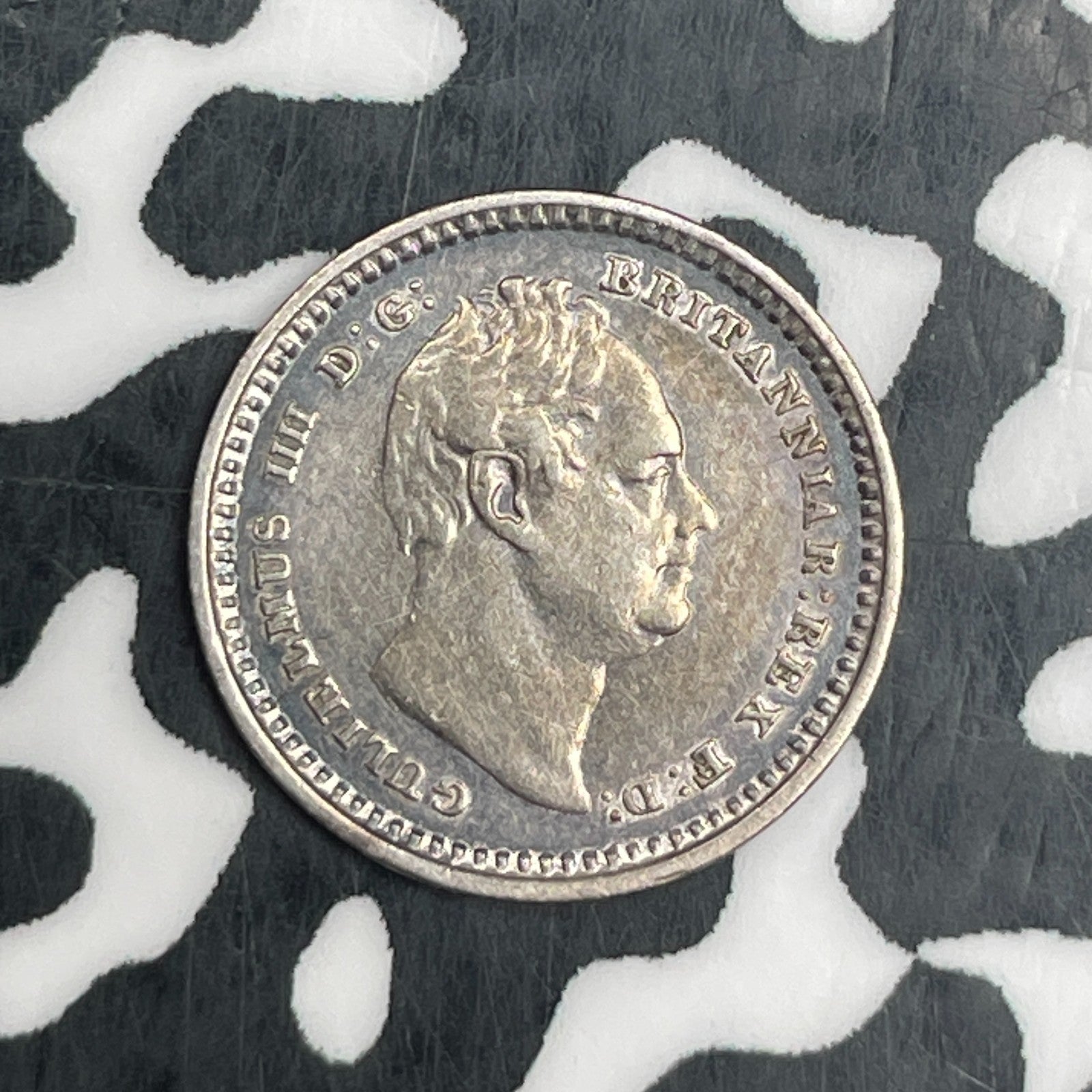 1835 Great Britain William IV 1 1/2 Pence Lot#N1848 Silver!