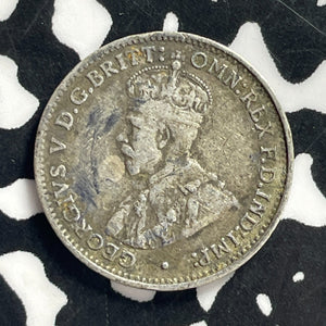 1936 Australia 3 Pence Threepence Lot#C0795 Silver!