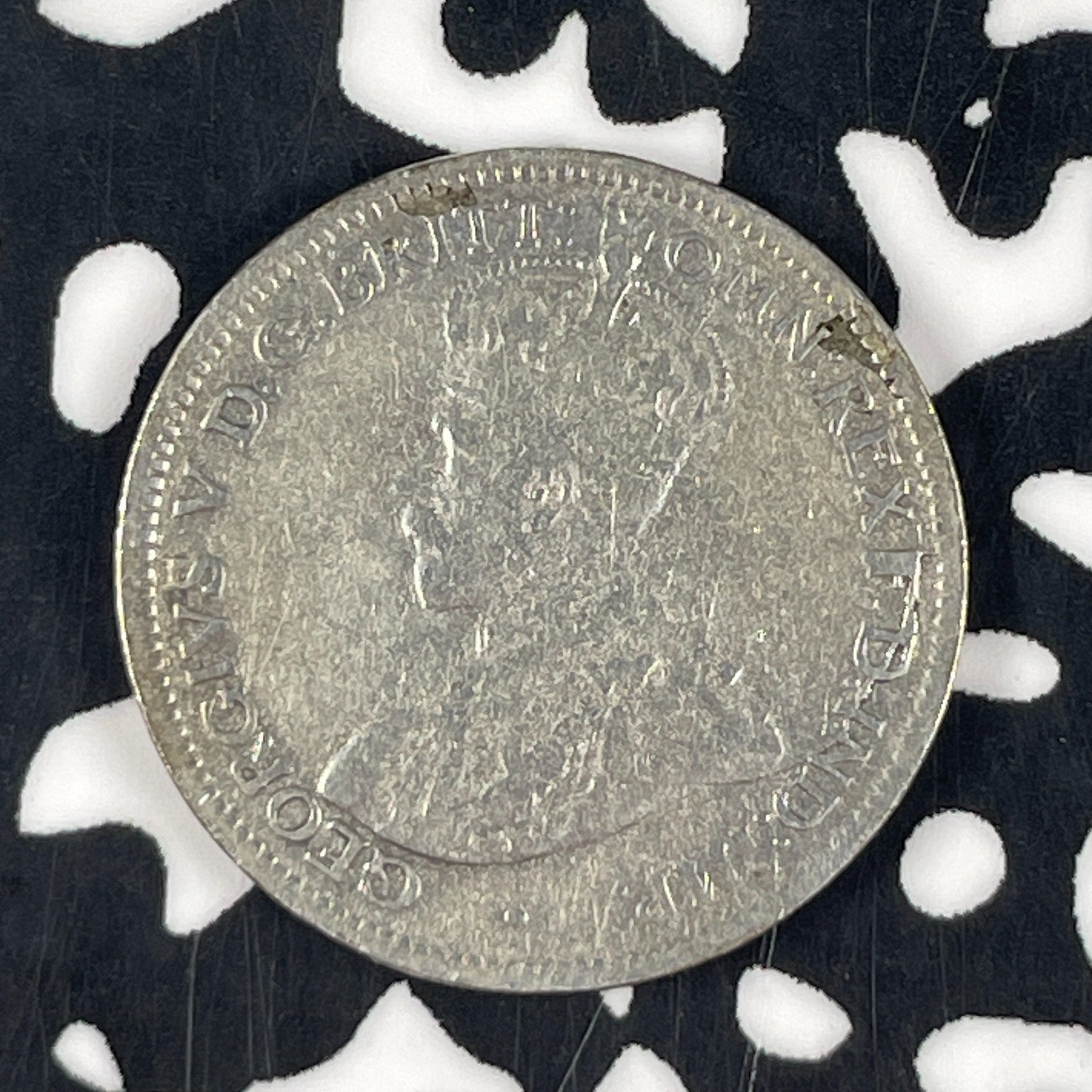 1926 Australia 6 Pence Sixpence Lot#F1563 Silver!