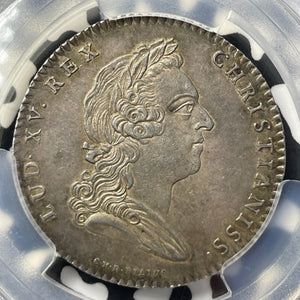 (1765) France Louis XV Jeton PCGS AU55 Lot#G9428 Silver! Feuardent-4393