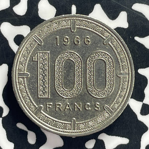 1966 French Equitorial Africa 100 Francs Lot#T9191
