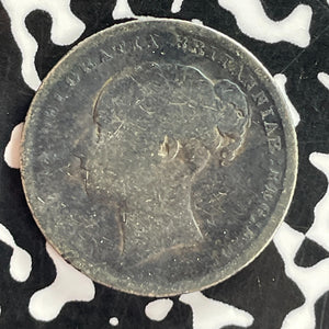 1885 Great Britain 1 Shilling Lot#T7324 Silver!
