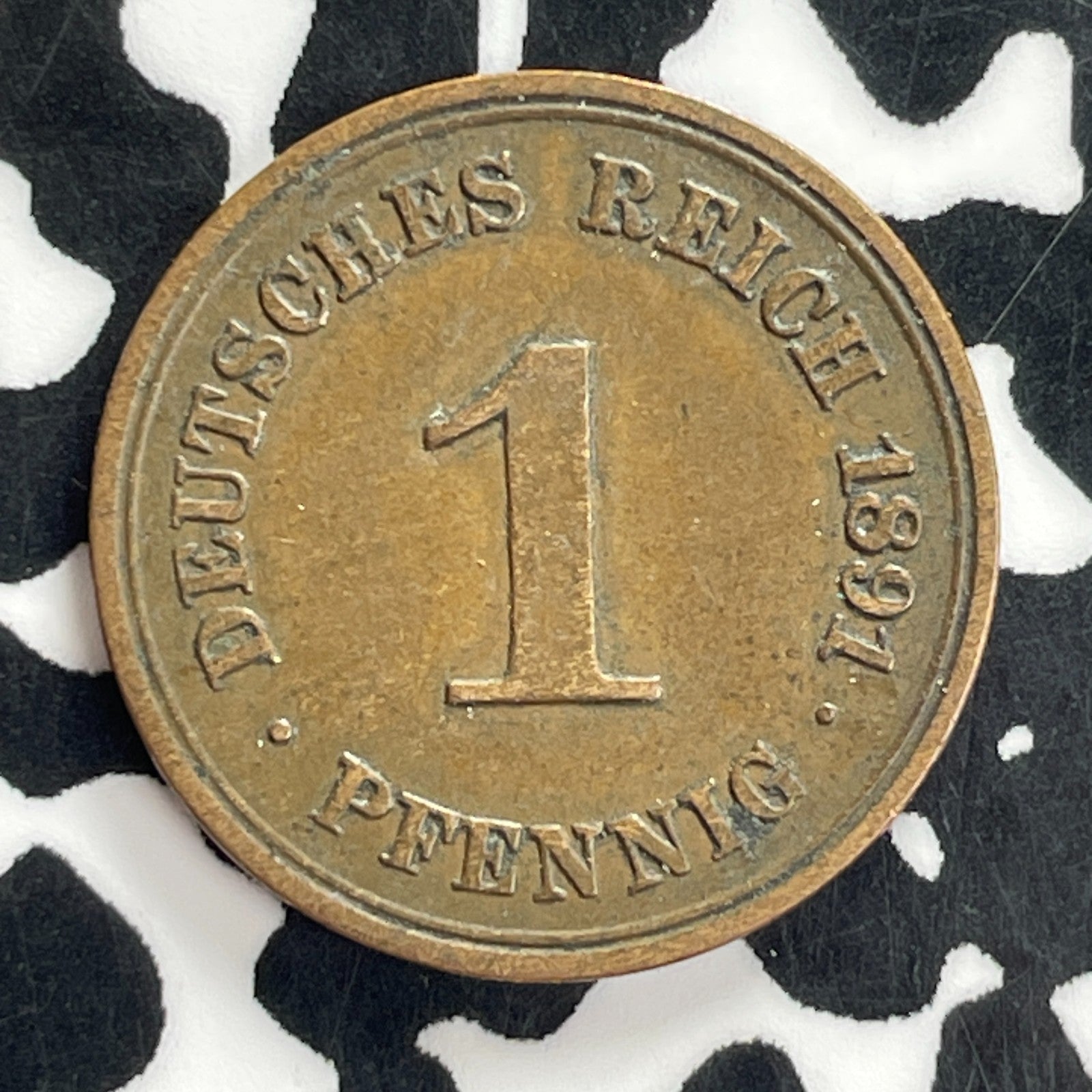 1891-A Germany 1 Pfennig Lot#C3953