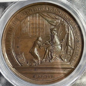 "1661" France Duchy Of Bar Restrike Medal PCGS MS62BN Lot#GV7761 Divo-64