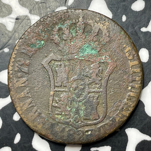 1823 Spain Barcelona 3 Quartos Lot#MK362