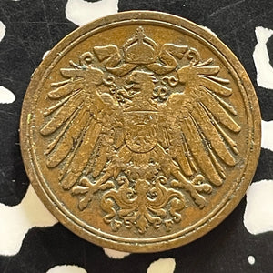 1898-F Germany 1 Pfennig Lot#T4148 Better Date