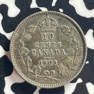1903 Canada 10 Cents Lot#T7861 Silver!