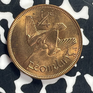 1966 Ireland Farthing Lot#T9151 High Grade! Beautiful!
