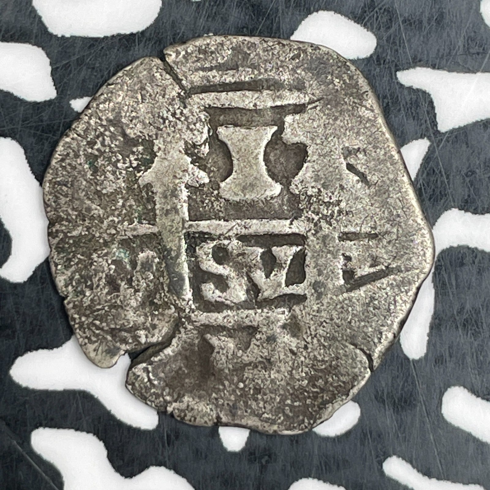 ???4 Spanish Colonial 1 Real Lot#N1653 Silver! 2.2g