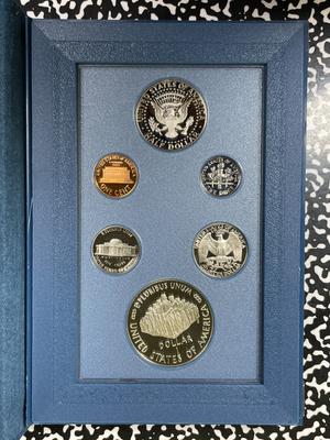 1987 U.S. Mint 6x Coin Prestige Set Lot#B2503 Including Silver! With Box & C.O.A