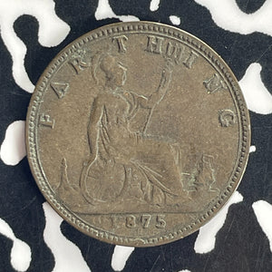 1875-H Great Britain Farthing Lot#T8583