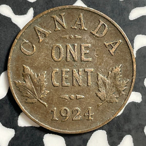 1924 Canada Small Cent Lot#E7384 Key Date!