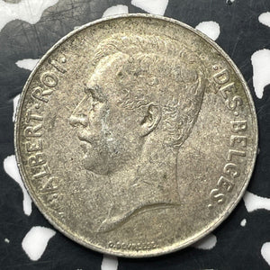 1912 Belgium 1 Franc Lot#E8320 Silver!