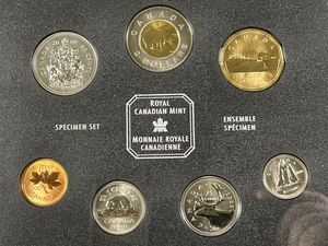 2000 Canada 7x Coin Specimen Set Lot#B2207 With Case & C.O.A.