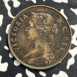 1880 Newfoundland Large Cent Lot#JM9626 Nice! Round, Low '0'