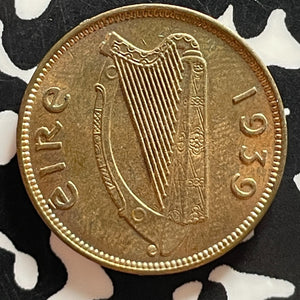 1939 Ireland 1 Farthing Lot#T4750 High Grade! Beautiful!