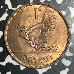 1964 Ireland 1 Penny Lot#T2742 High Grade! Beautiful!