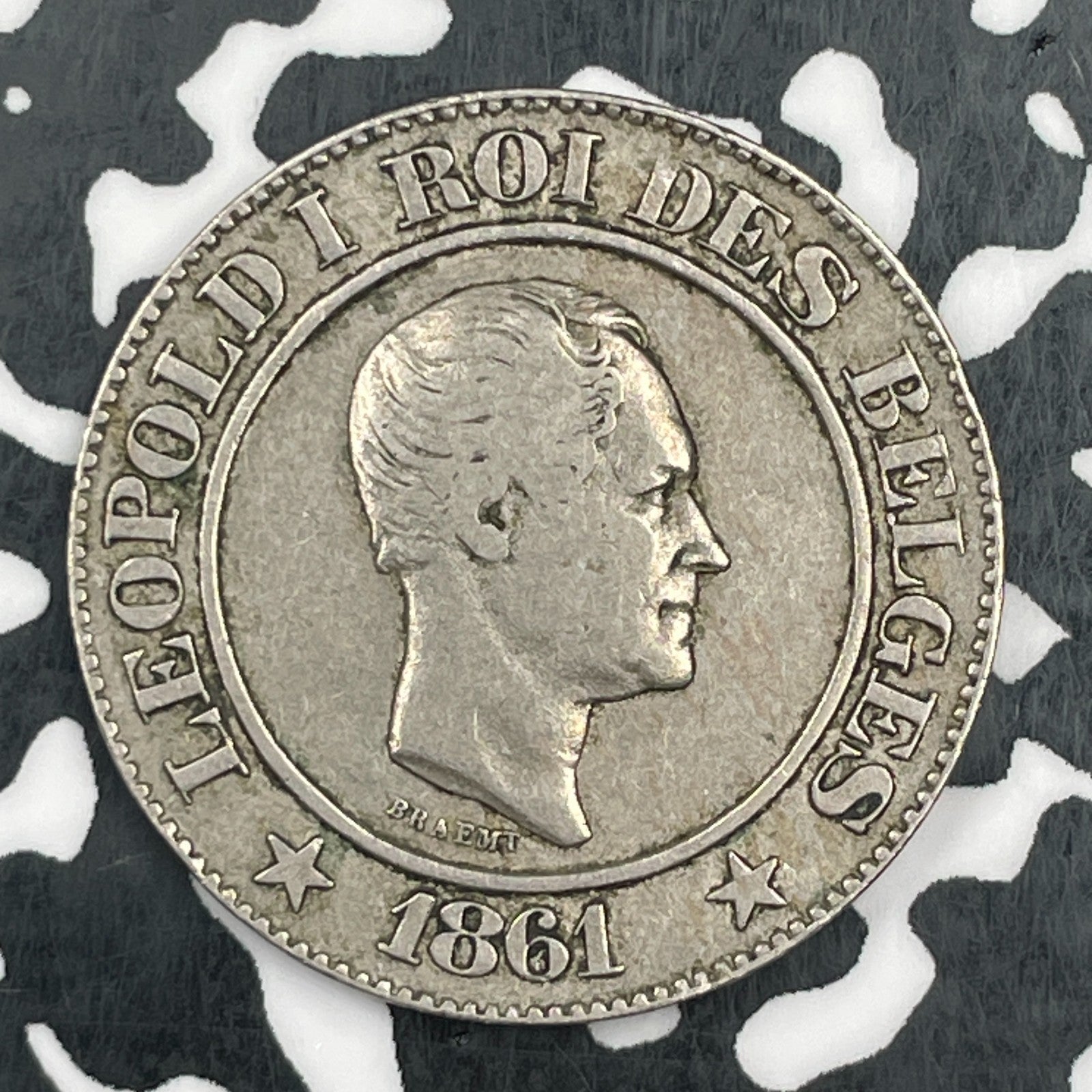 1861 Belgium 20 Centimes Lot#F8944