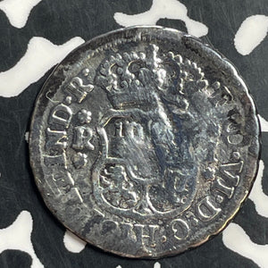 1747-Mo Mexico 1 Real Lot#T0246 Silver! Polished