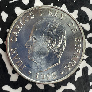 1995 Spain 2000 Pesetas Lot#C1025 Silver! High Grade! Beautiful!