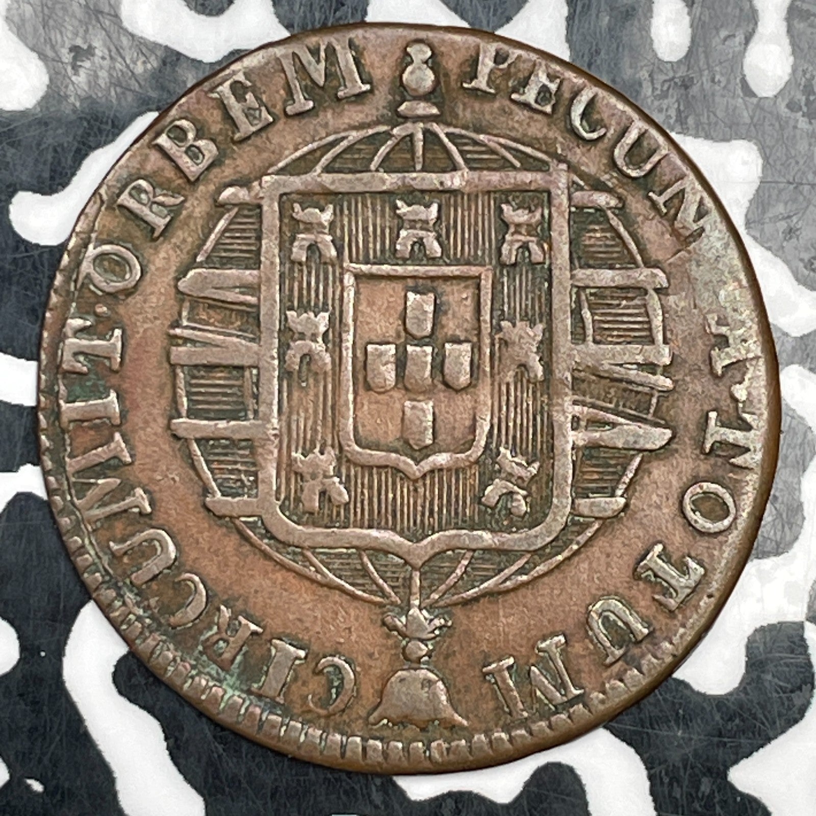 1821-R Brazil 20 Reis Lot#N2670 Nice!