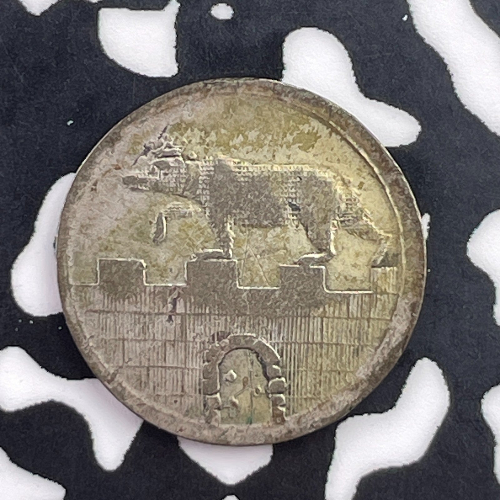 1822 Germany Anhalt-Bernburg 1/24 Thaler Lot#C5466 Silver!