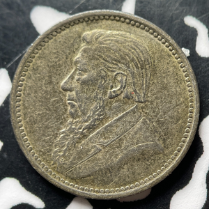 1897 South Africa 3 Pence Threepence Lot#MK187 Silver!