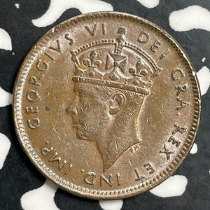 1944 Newfoundland Small Cent Lot#E9683 Nice! Key Date!