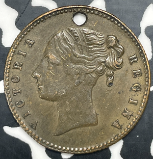 Undated Great Britain Prince of Wales Token Lot#C0384 Holed