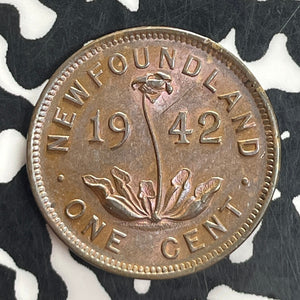 1942 Newfoundland Small Cent Lot#T8220 High Grade! Beautiful!