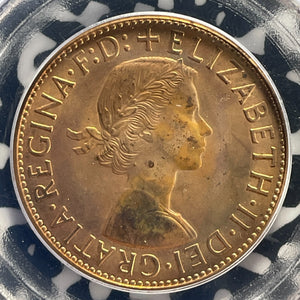 1962-(p) Australia 1 Penny PCGS PR65RD Lot#G860 Proof! Gem BU! 1,064 Minted