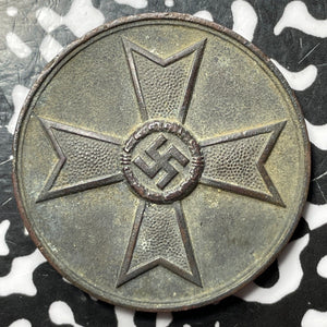 1939 Germany War Merit Zinc Medal Lot#JM6901 32mm