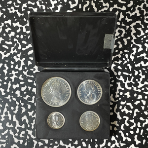 1962 Australia 4x Coin Proof Set Lot#B2528 Silver! With Original Case